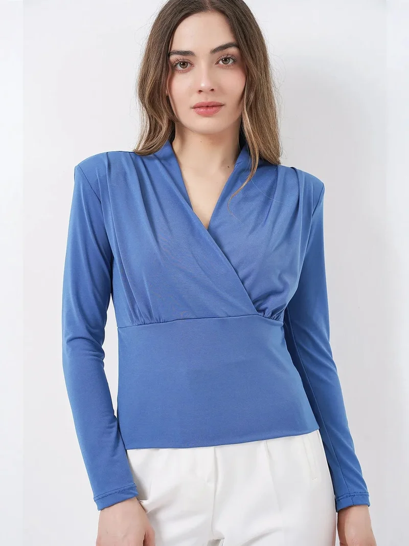 بيغ دارت BDART V-Neck Drape Blouse